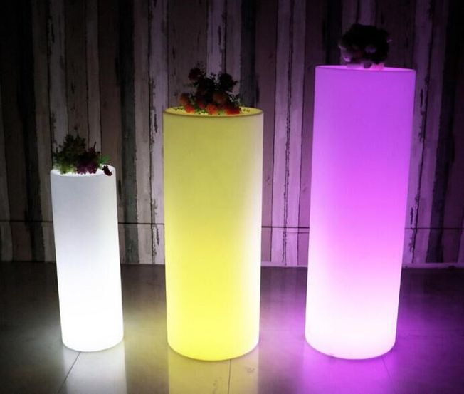 70cm tall, 30cm round cylindrical planter