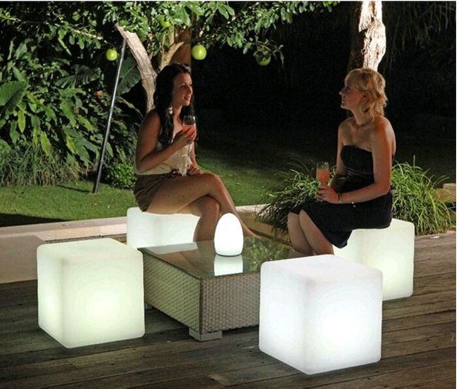 30cm Square Garden Light